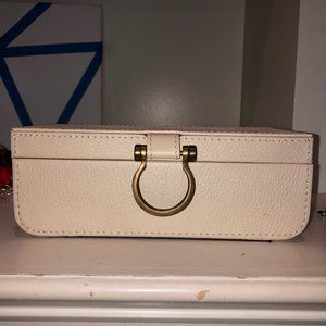 White Leather Jewelry Box